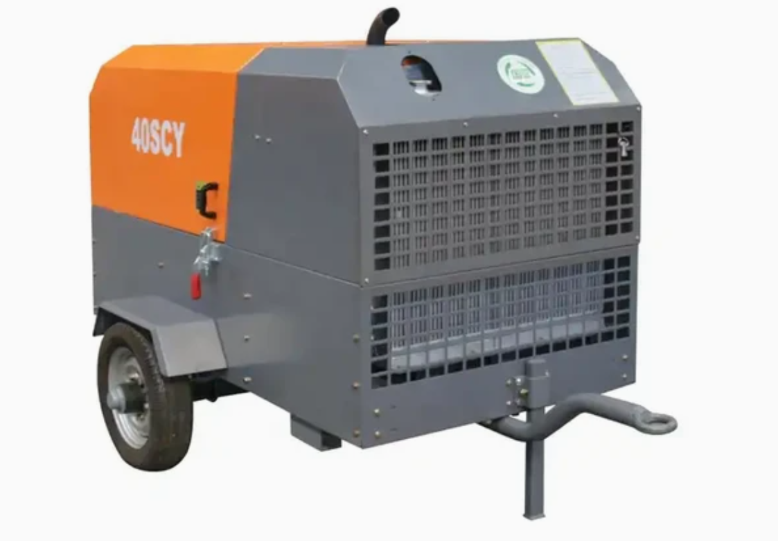 SCY Small Compact Diesel Screw Air Compressor