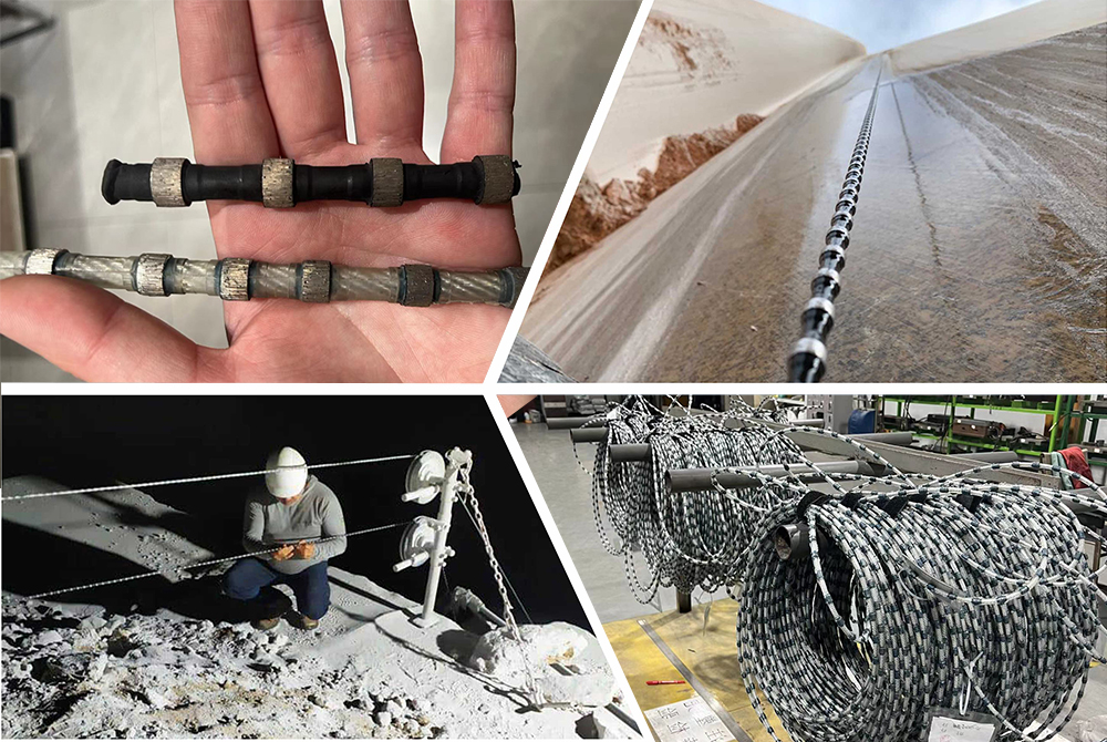 Diamond Rope Saw For Granite Quarry (Regular Style) 