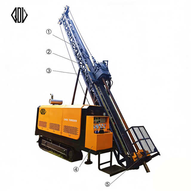 YN-800 Diesel Drive Hydraulic Wireline Core Drilling Rig 